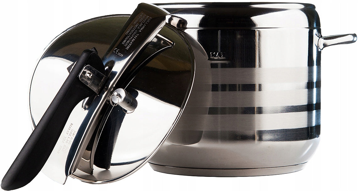 PRESSURE COOKER 7L FOR GAS INDUCTION PRESSURE POT FOR FAST COOKING STEEL Packaging status original