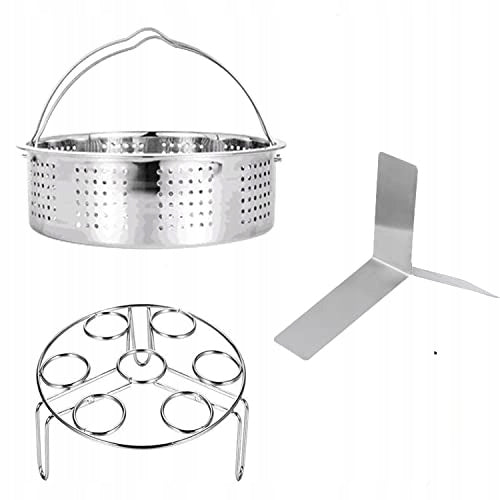 PRESSURE COOKER EVAPORATOR SET OF 3 STAINLESS STEEL ACCESSORIES Capacity 1 l