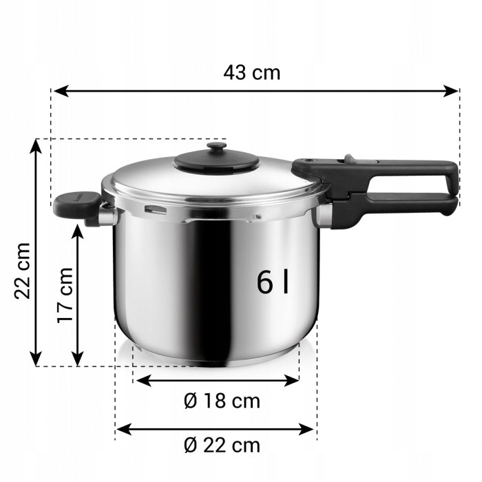 PRESSURE COOKER GrandCHEF 6,0 l TESCOMA Brand Tescoma