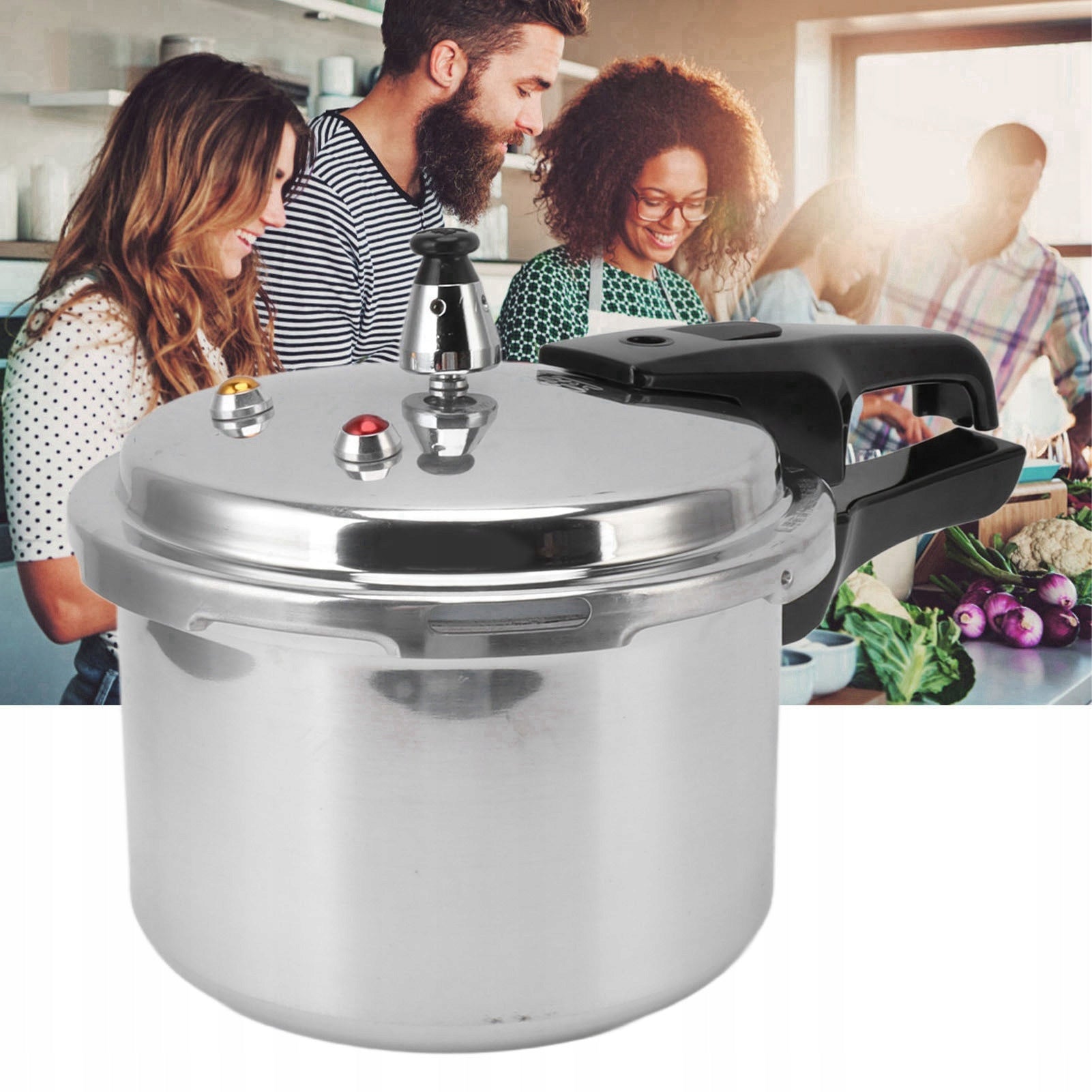 PRESSURE COOKER MINI FOR STEWING MEAT AND COOKING SOUPS DIAMETER 18 CM 3000ML Packaging status original