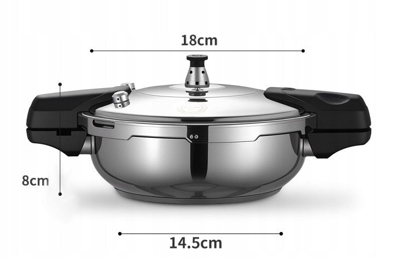 PRESSURE COOKER PRESSURE POT 1.8L MINIWARWAR STEEL 304 INDUCTION 18CM Manufacturer code 6974086918877