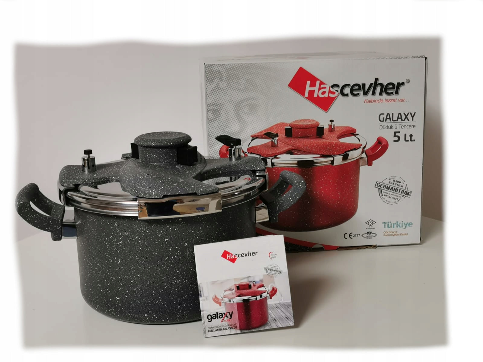 PRESSURE COOKER PRESSURE POT 5 L Turkish GRANITE Manufacturer code galaxy5lt