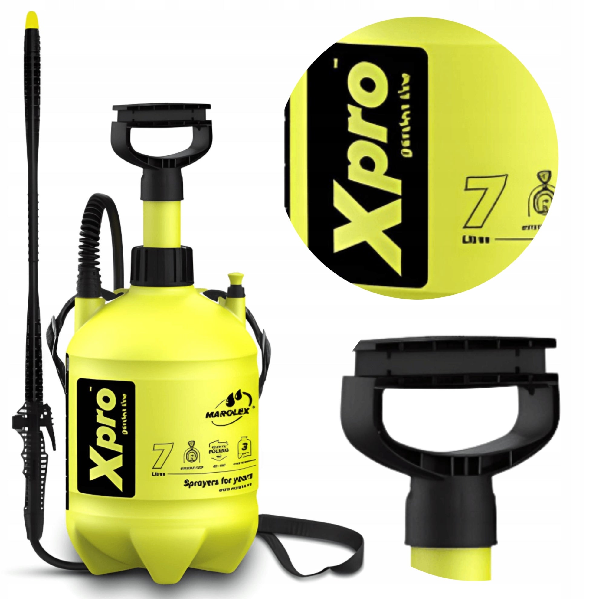 PRESSURE SPRAYER MAROLEX XPRO 7L GARDEN SPRAYING WITH LANCE 44 CM