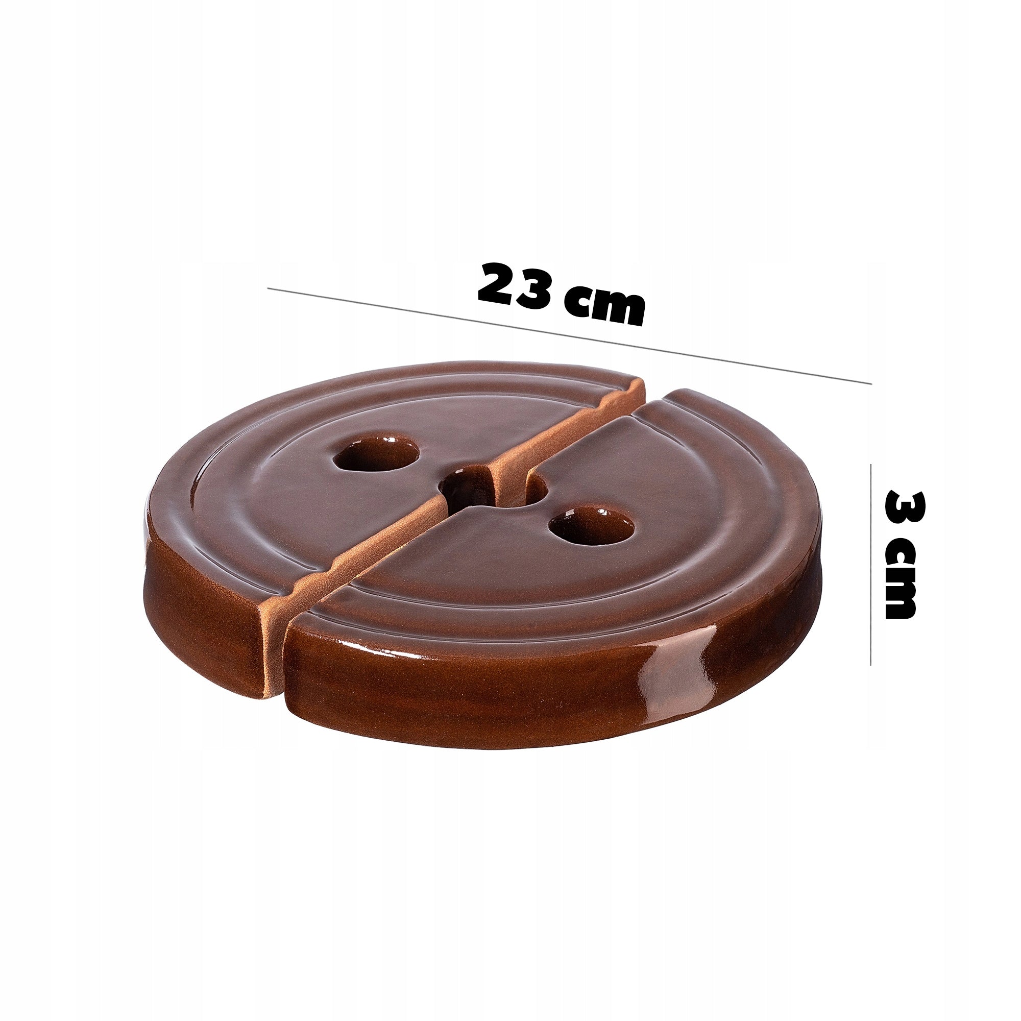 PRESSURE STONE FOR CABBAGE PICKLING BARREL CUCUMBERS STONEWARE 23 cm 2 pcs Manufacturer code K8658
