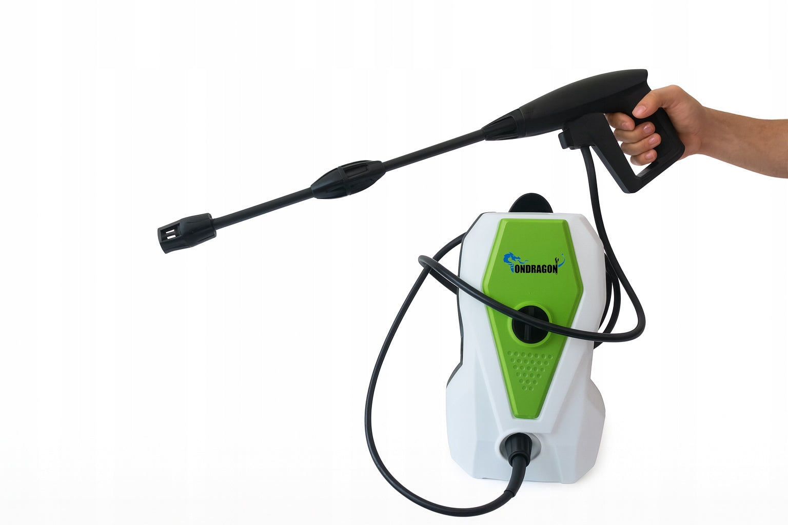 PRESSURE WASHER 230 BAR POWER 2000W TURBO LANCE ALUMINUM PUMP LIGHT POWER Product weight with unit packaging 2 kg