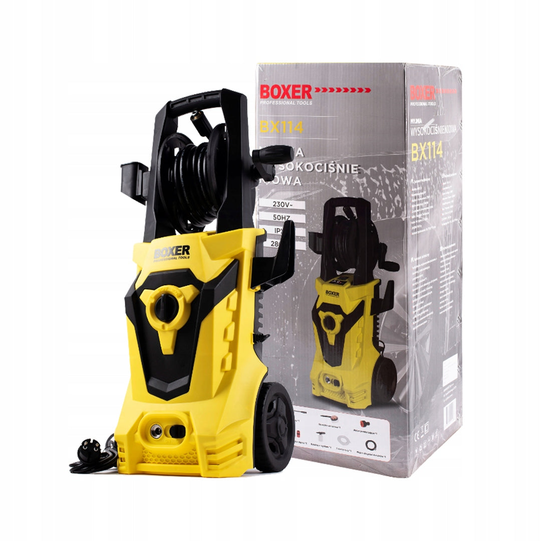 PRESSURE WASHER 2800W 280 BAR STRONG ALUMINUM PUMP SET+BRUSH Operating pressure 165 bar