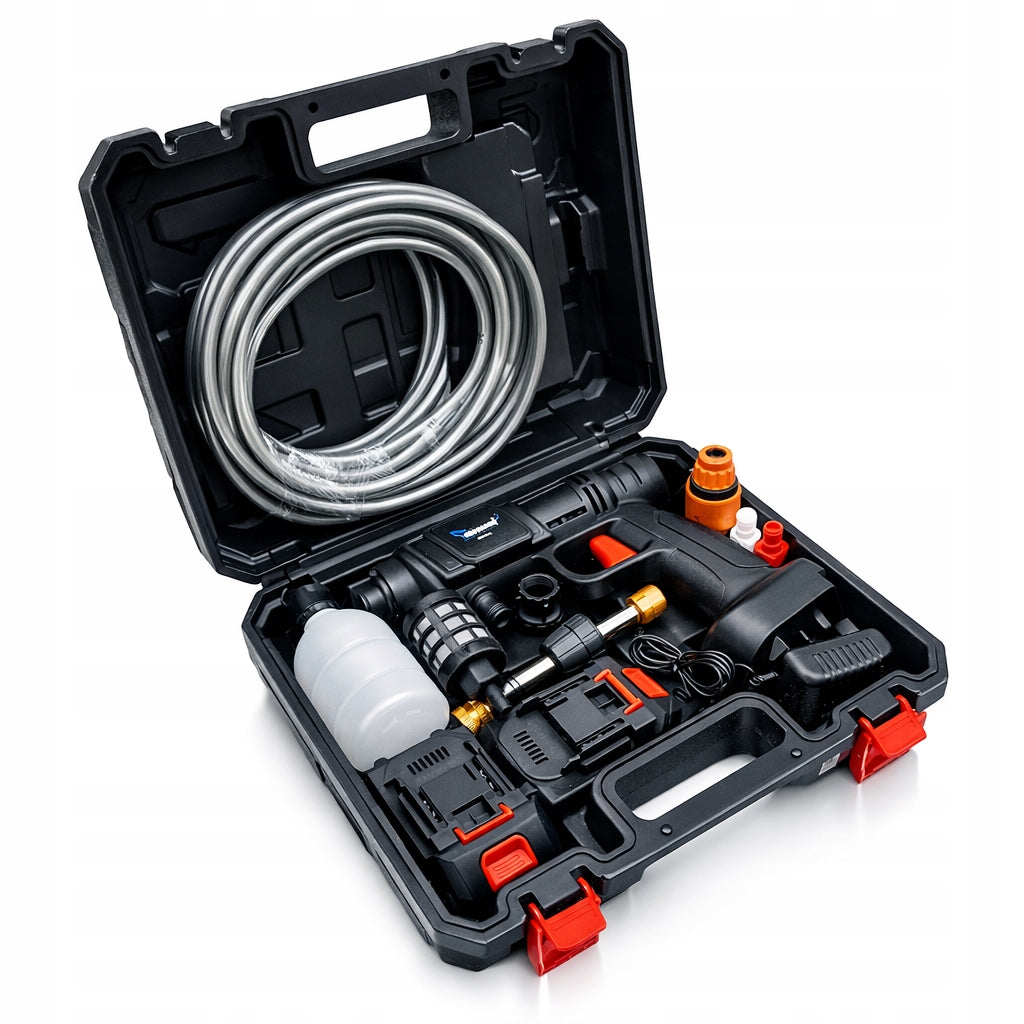PRESSURE WASHER CORDLESS SUITCASE + 2 AKU 36V CORDLESS WASHER For for home use