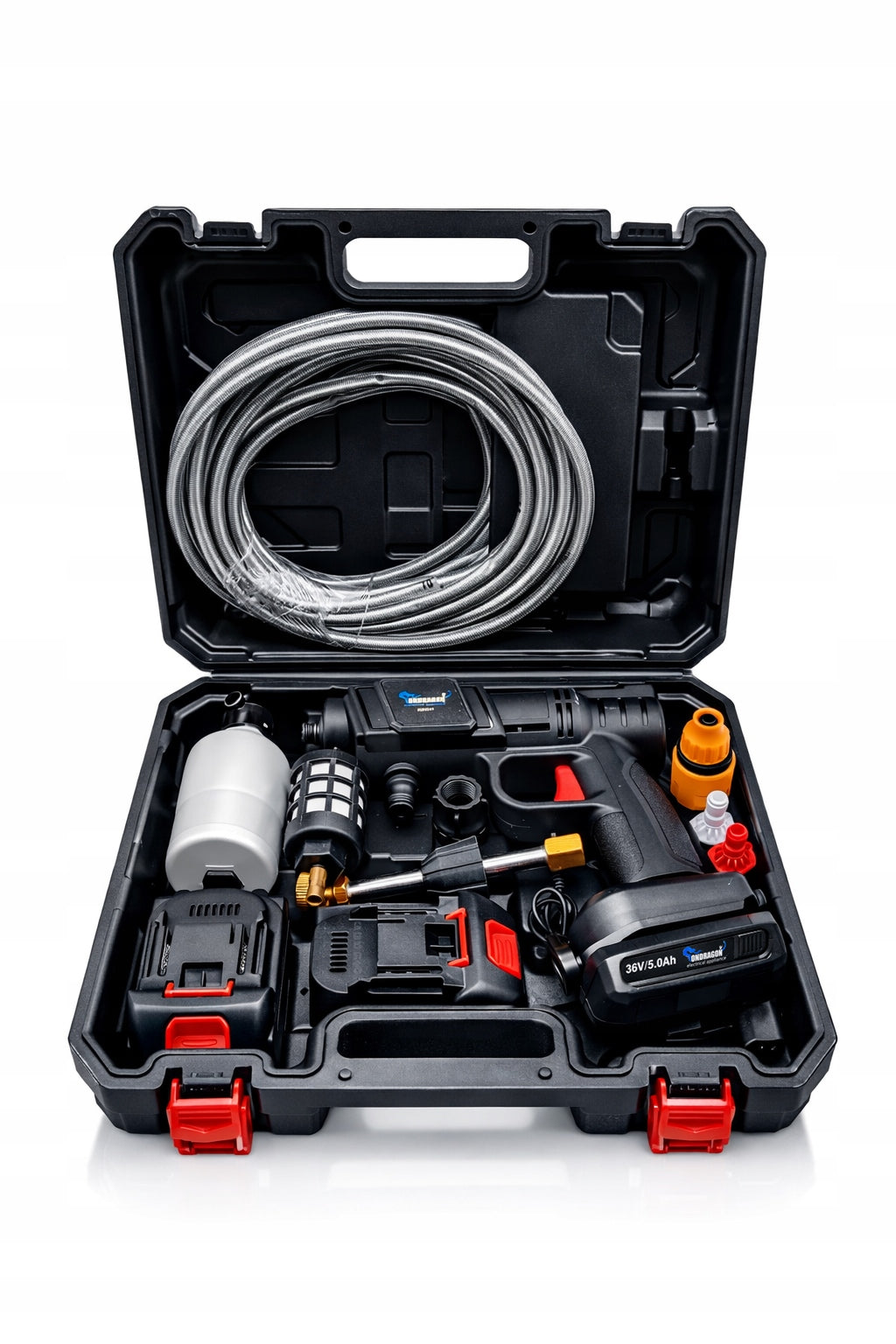 PRESSURE WASHER CORDLESS SUITCASE + 2 AKU 36V CORDLESS WASHER Operating pressure 30 bar
