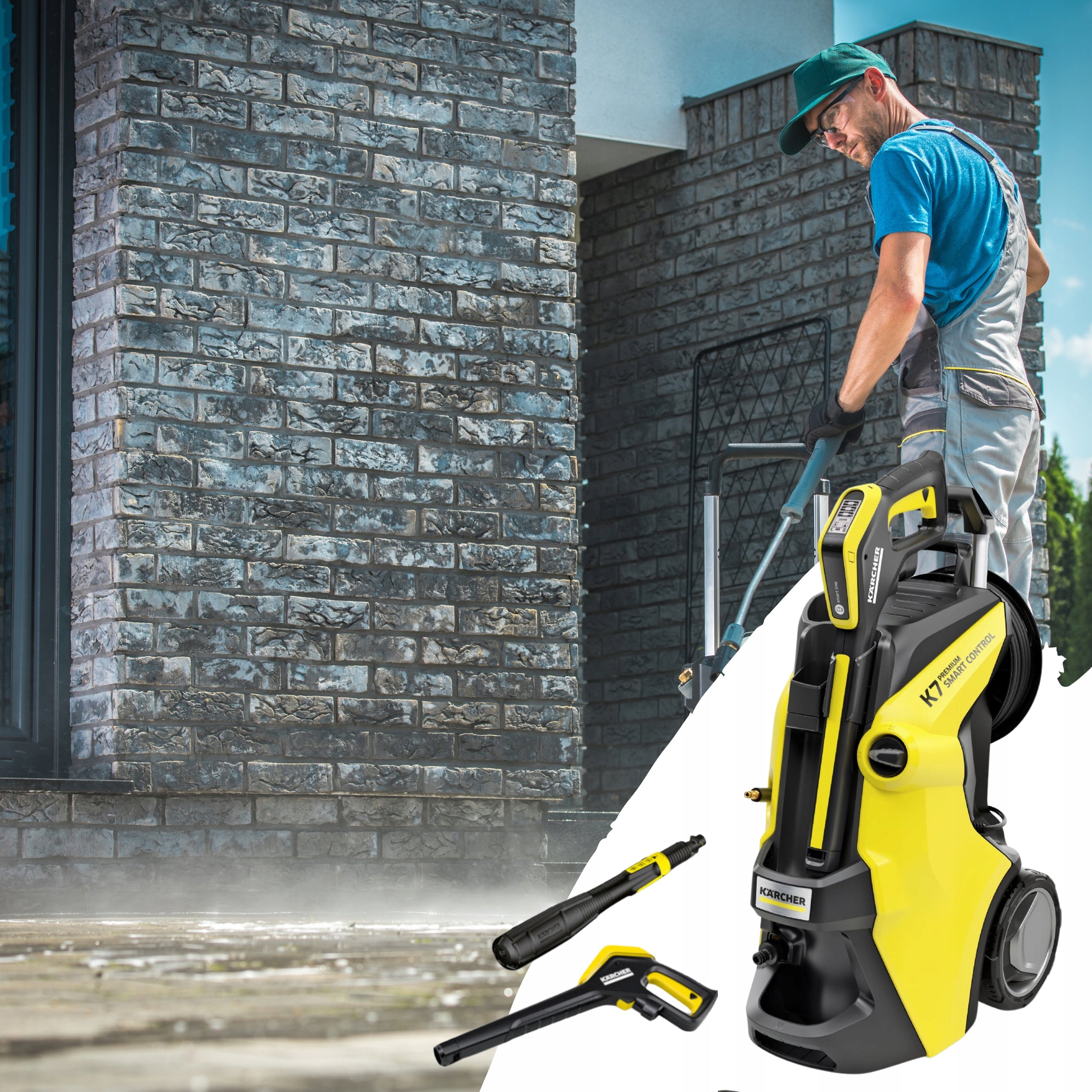 PRESSURE WASHER KARCHER K 7 PREMIUM SMART CONTROL HOME 180 BAR ACCESSORIES Brand Kärcher