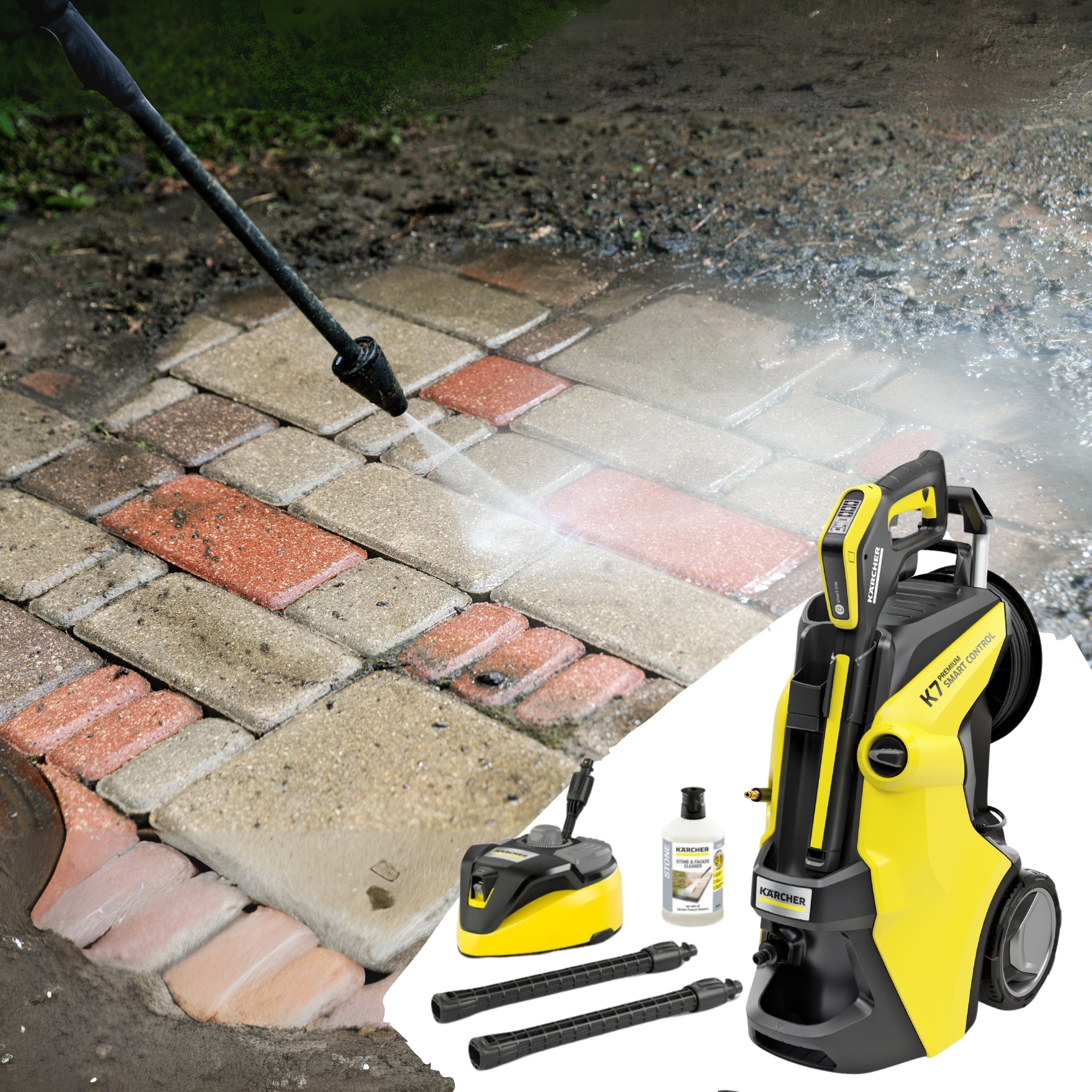 PRESSURE WASHER KARCHER K 7 PREMIUM SMART CONTROL HOME 180 BAR ACCESSORIES Model K 7