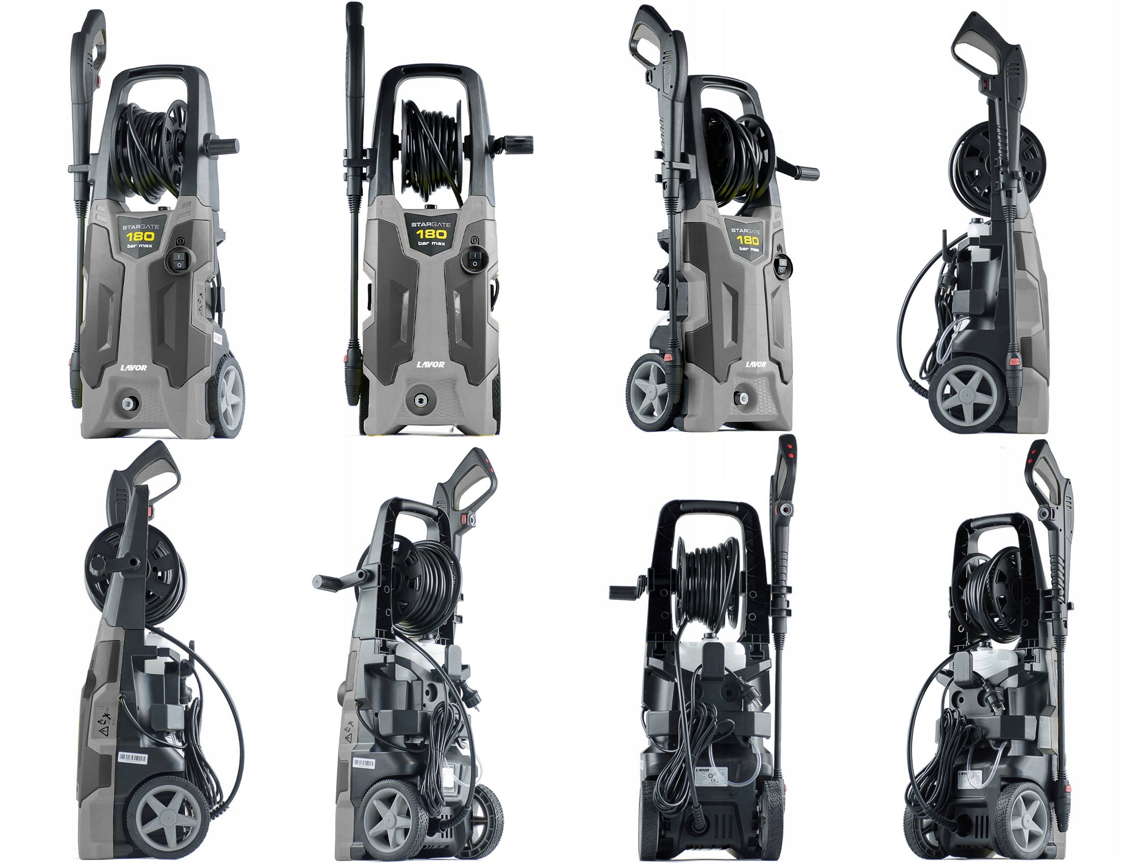PRESSURE WASHER LAVOR STARGATE 2500W 180 BAR ALUMINIUM FOAMER PUMP Maximum power 2500 W