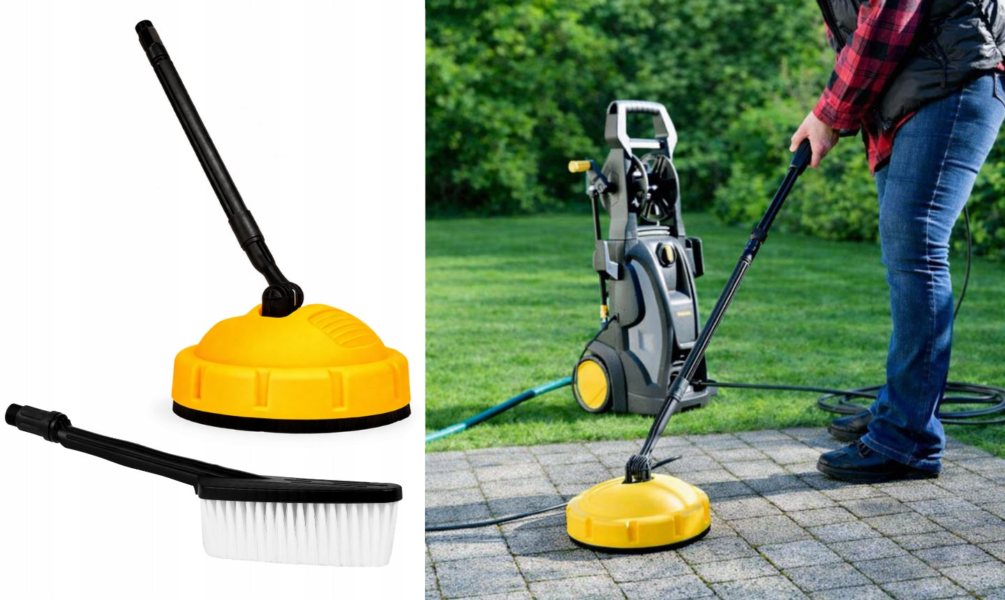 PRESSURE WASHER POWERFUL 180bar ALUMINUM PUMP 2400W BESTEN TURBO SET Operating pressure 180 bar