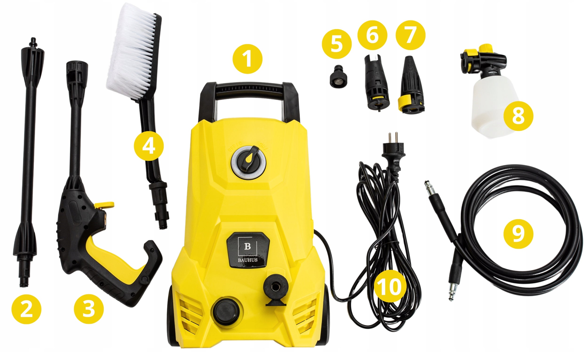PRESSURE WASHER Powerful Pump PREMIUM PRO 1500W + LIQUID KARCHER FREEBIE Operating pressure 70 bar