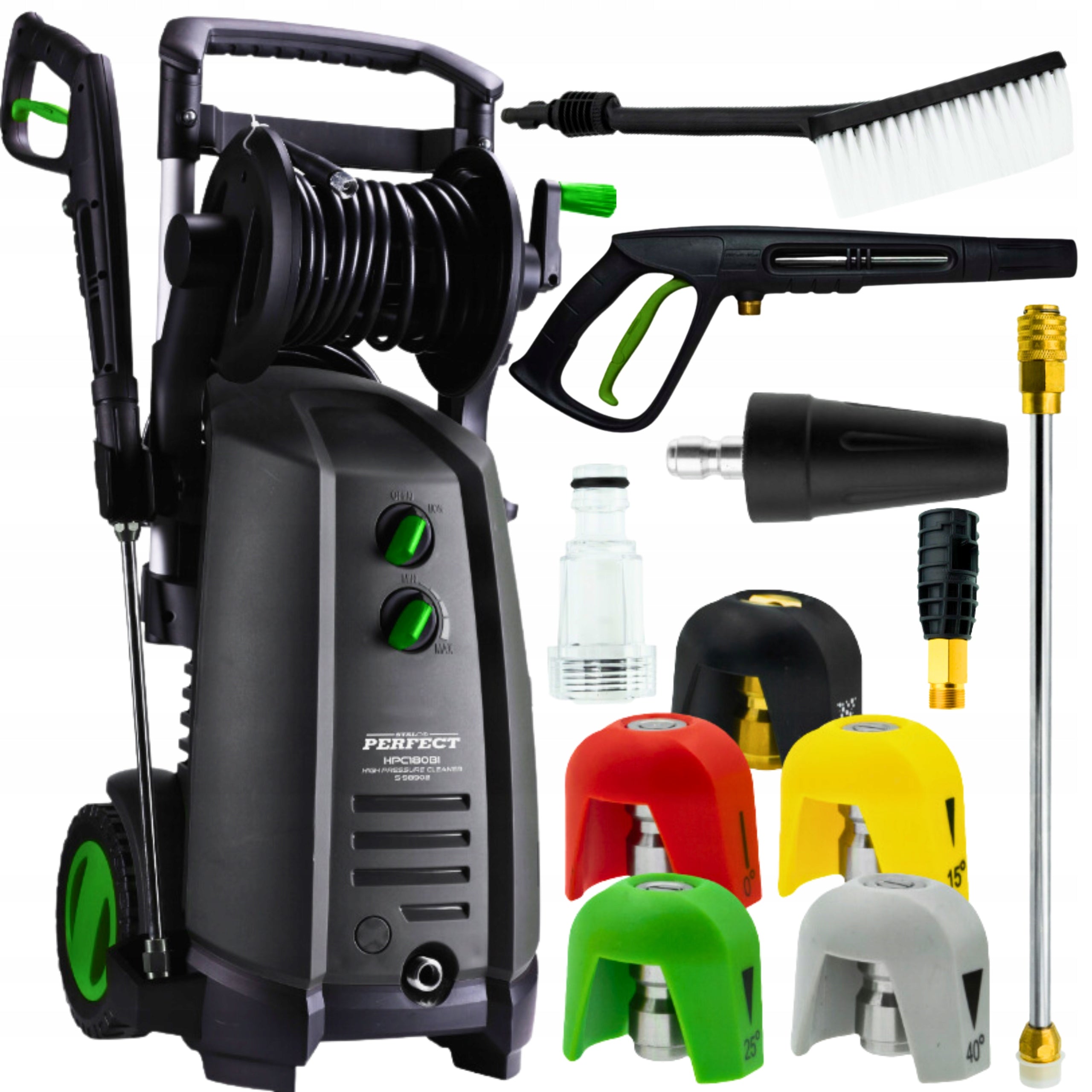 PRESSURE WASHER STALCO HPC180A 180BAR BRASS PUMP S-98902 Operating pressure 180 bar