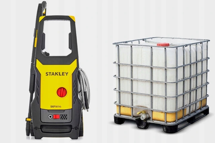 PRESSURE WASHER STANLEY 170BAR SELF-SUCTION ALUMINUM PUMP SET + PATIO Model STANLEY POWER TURBO