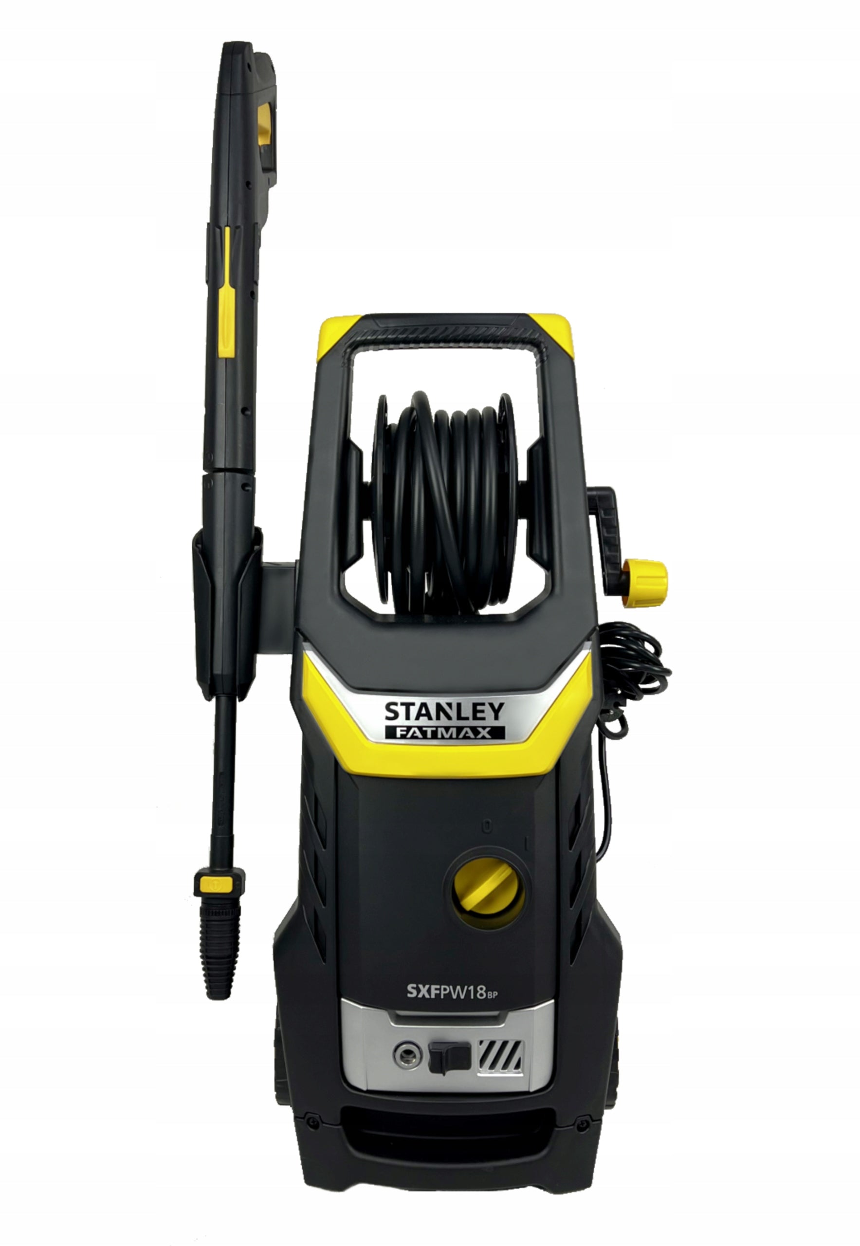 PRESSURE WASHER STANLEY 1800W 140BAR ON NOZZLE ALU PUMP + patio brush Packaging status original