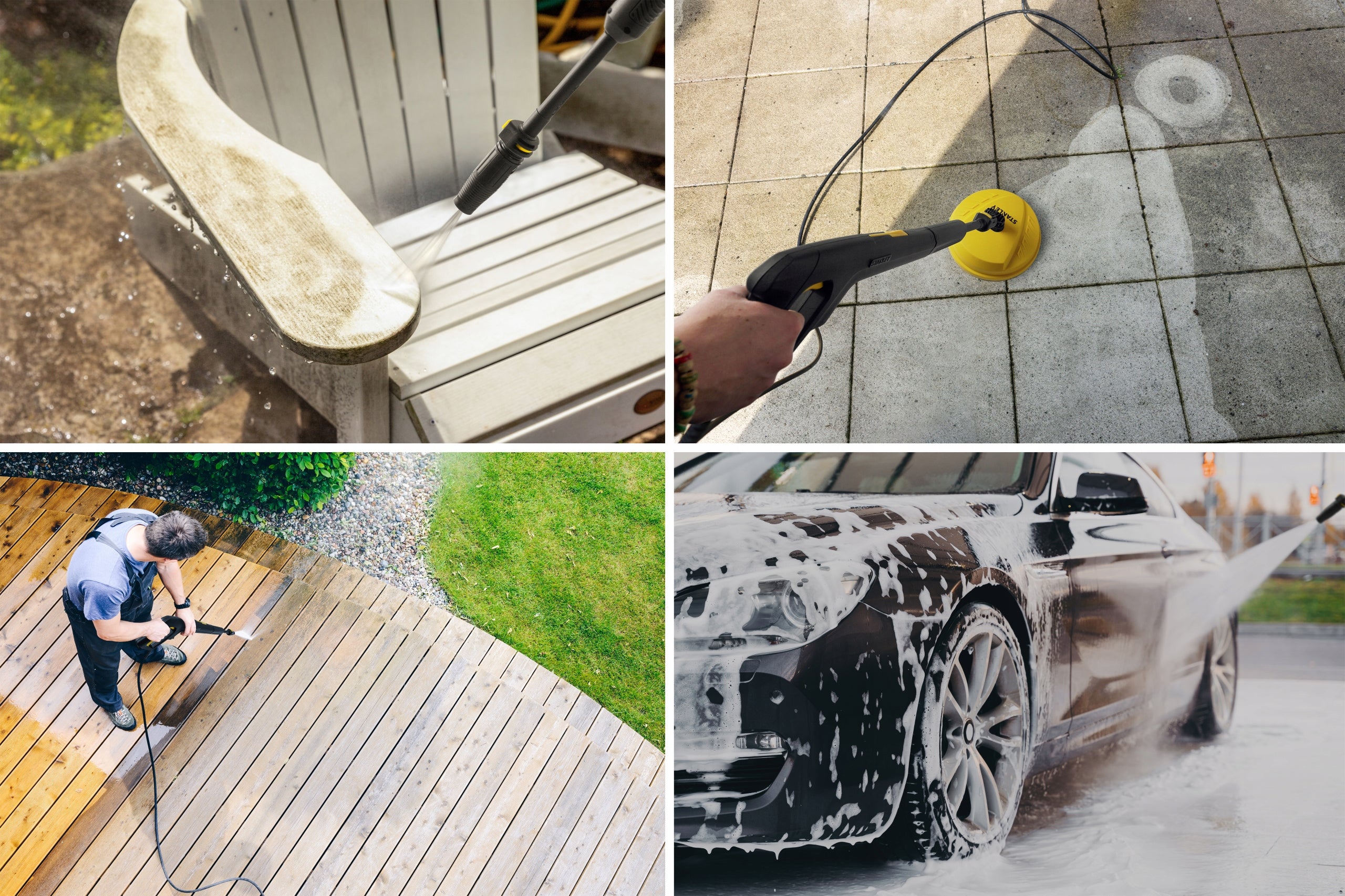 PRESSURE WASHER STANLEY 1800W 190ewBAR ON NOZZLE ALU PUMP + patio brush Maximum power 1800 W