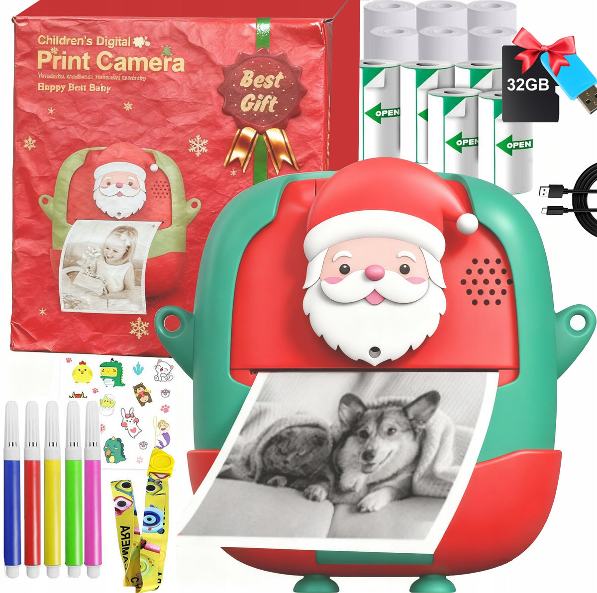 PRINTING CAMERA INSTANT THERMAL Christmas Gifts