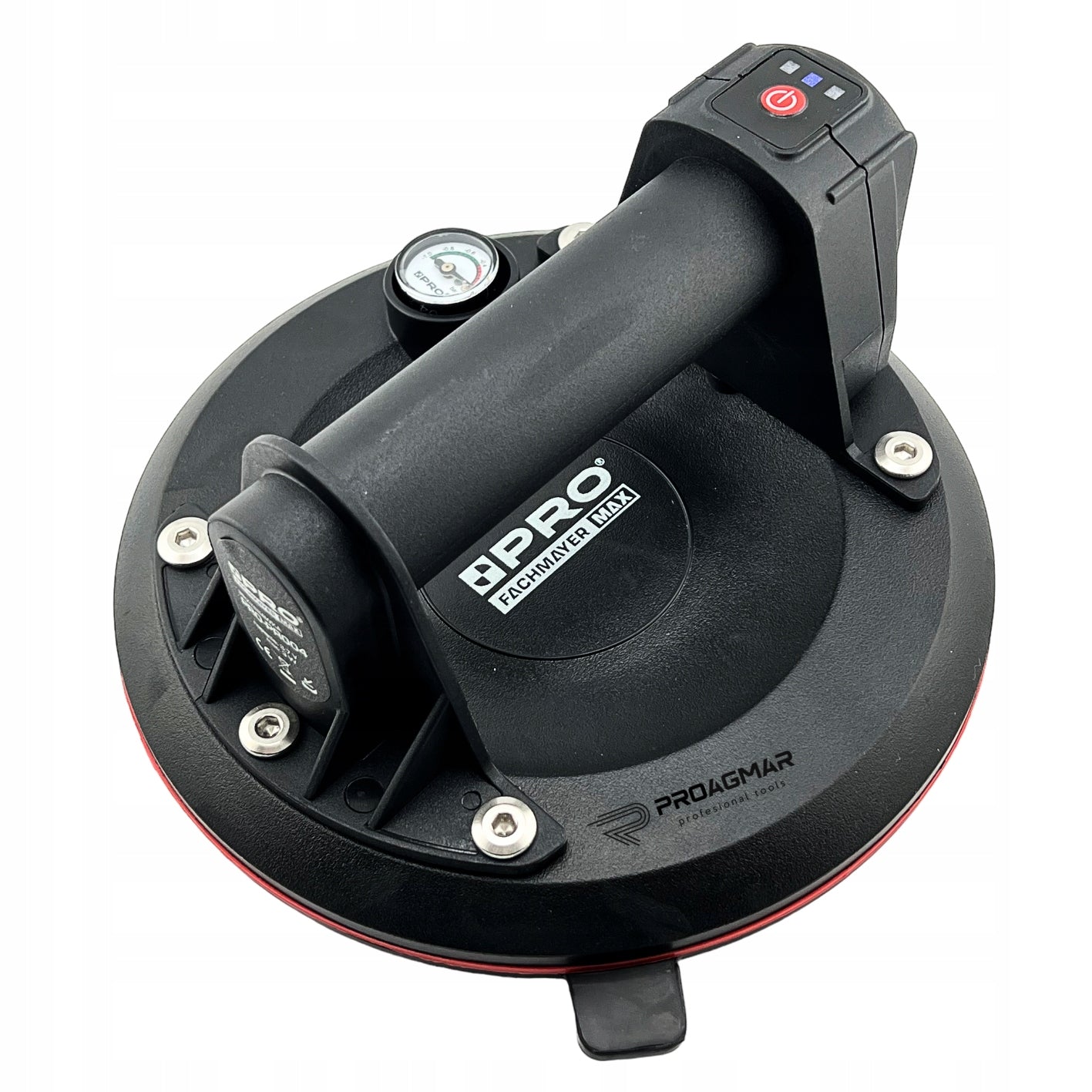 PRO CORDLESS SUCTION CUP WITH DISPLAY FOR PLATES AND GLASS 140KG PRO PR004