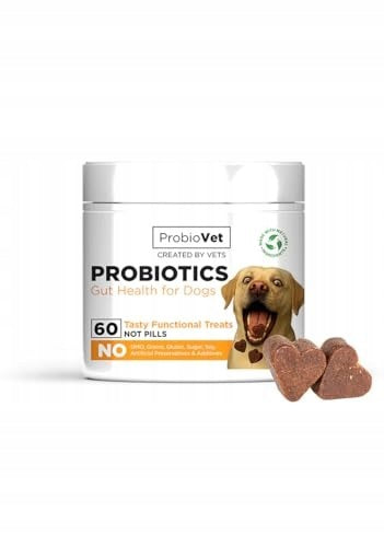 PROBIOVET DOG PROBIOTIC AND PREBIOTIC IN SOFT TREATS SUPPORTS Packaging status original
