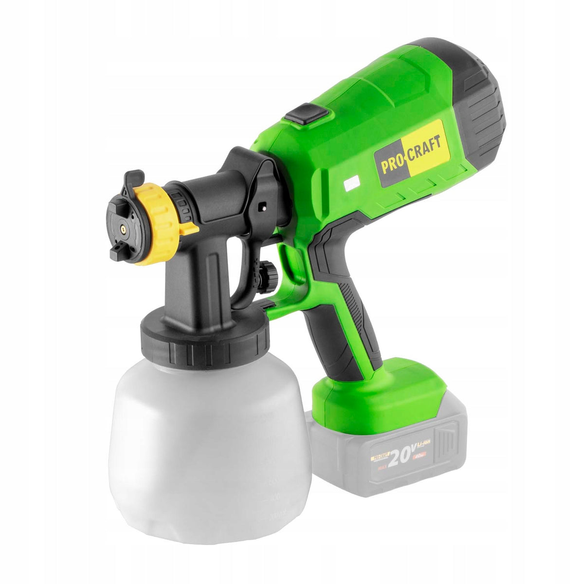 PROCRAFT Cordless spray gun 20V 2,0/2,5mm PSE40 BODY Packaging status original