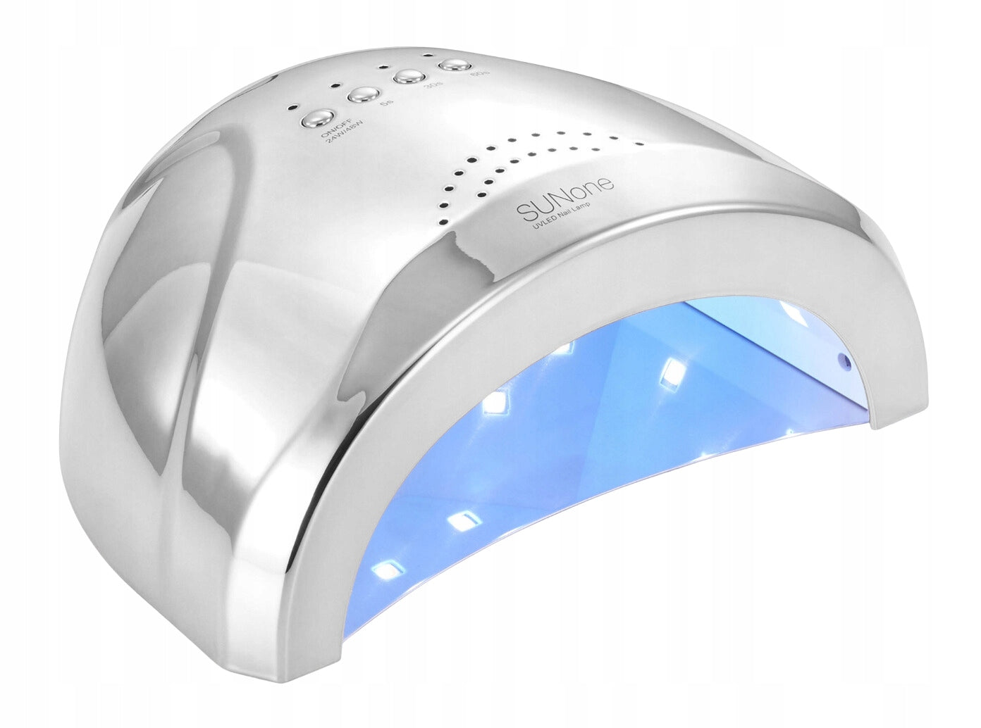 PROFESJONALNA LAMPA WYSOKA MOC SZYBKA SREBRNA HYBRYDA/ŻEL TIMER UV/LED Manufacturer code PINK_SHOP_98 HYBRID LAMP