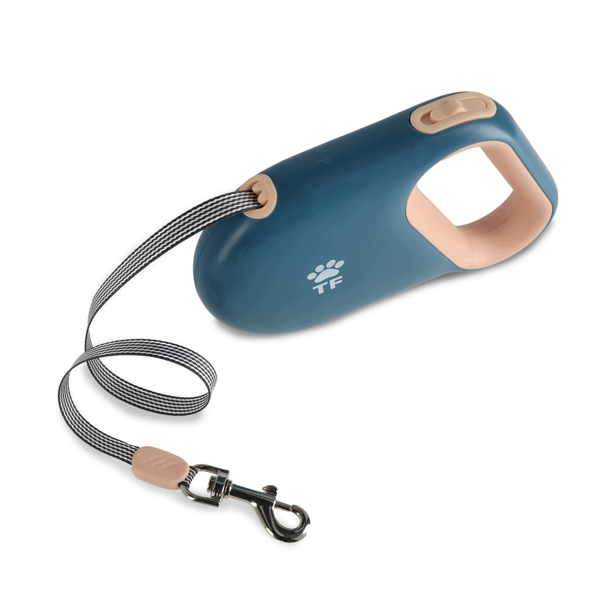 PROFESSIONAL AUTOMATIC LEASH FOR DOG ROLL-UP LOCK UP TO 25 KG 5M BLUE Manufacturer code SMYCZ-5M-NIEB