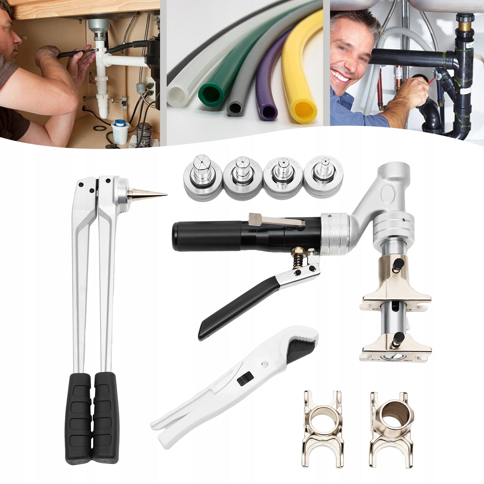 PROFESSIONAL AXIAL PIPE CRIMPING TOOL16-32mm Hydraulic Slip-Tightening Tool Packaging status original