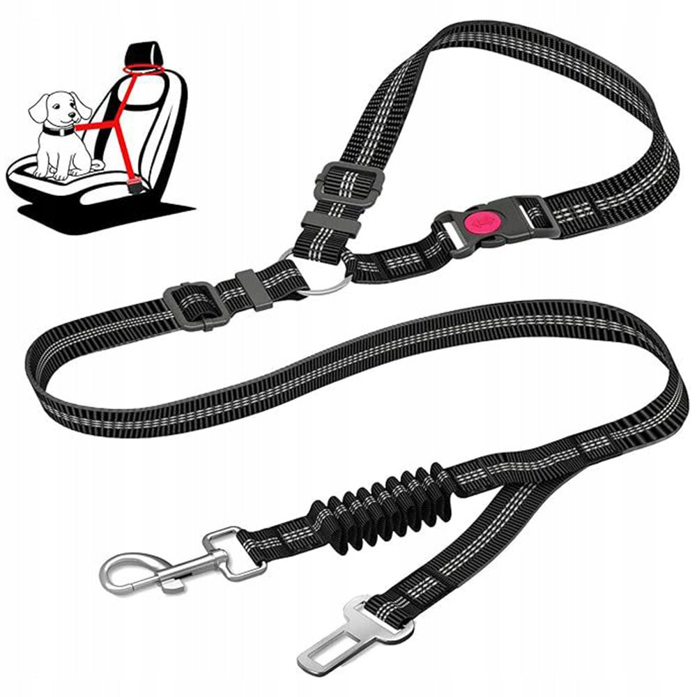 PROFESSIONAL CAR CAT DOG SAFETY BELT LANYARD ADJUSTABLE