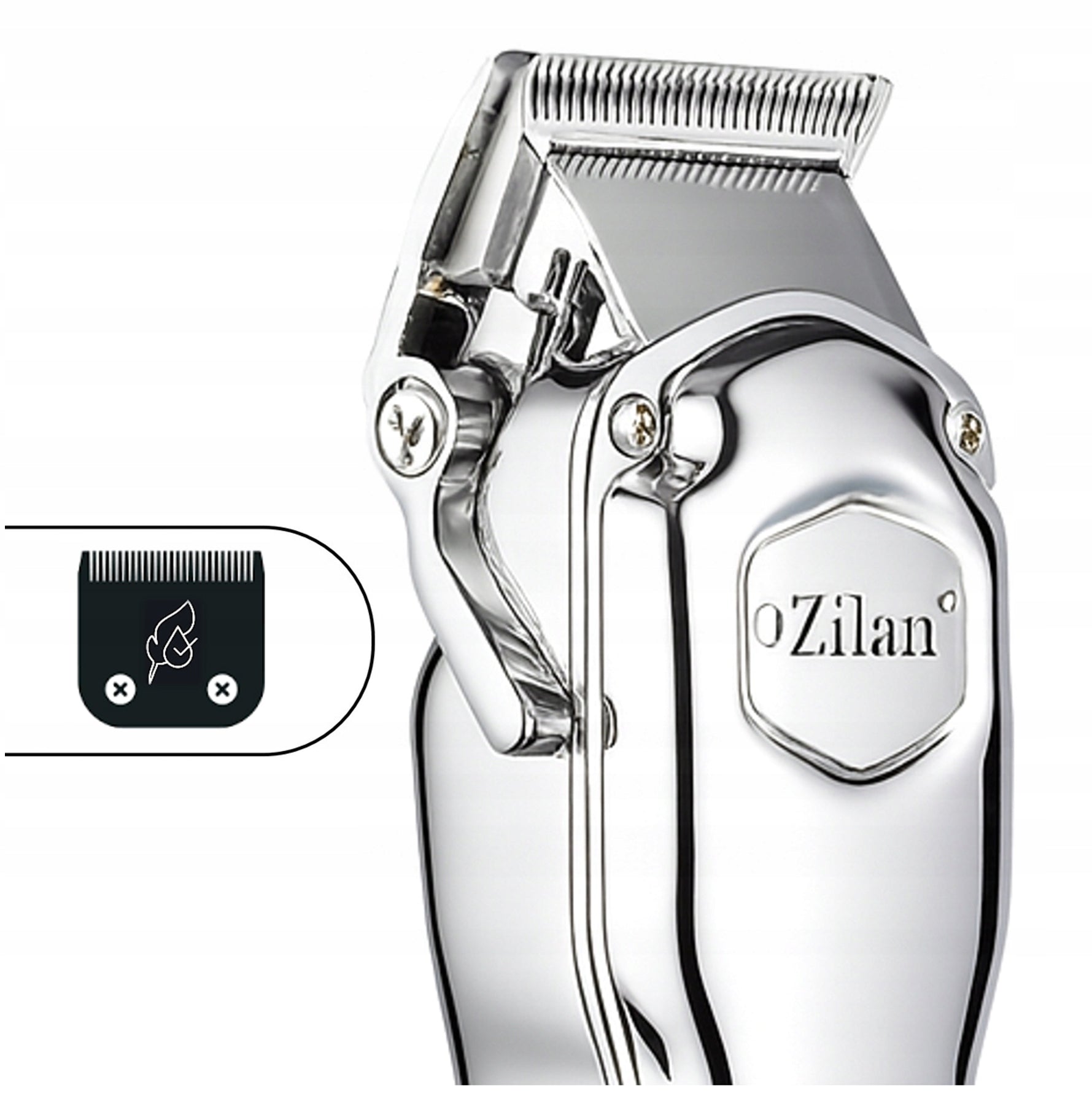PROFESSIONAL CORDLESS CLIPPER WET&DRY USB SET 11IN1 Brand Zilan
