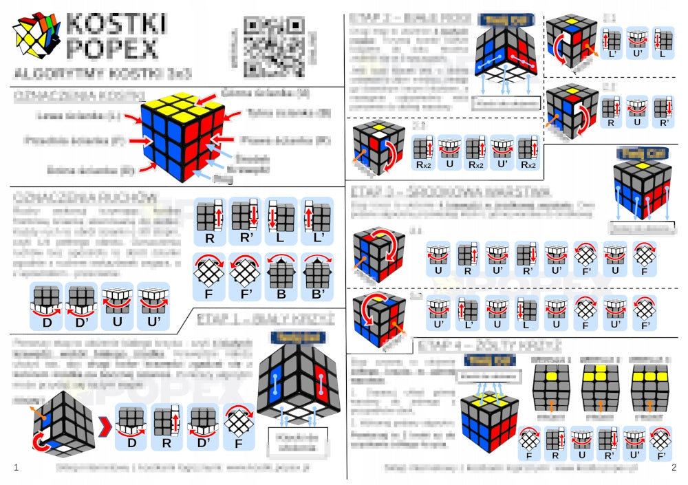 PROFESSIONAL CUBE 3x3 MAGNETIC MOYU RS3M V5 + STAND ALGORITHMS Packaging status original