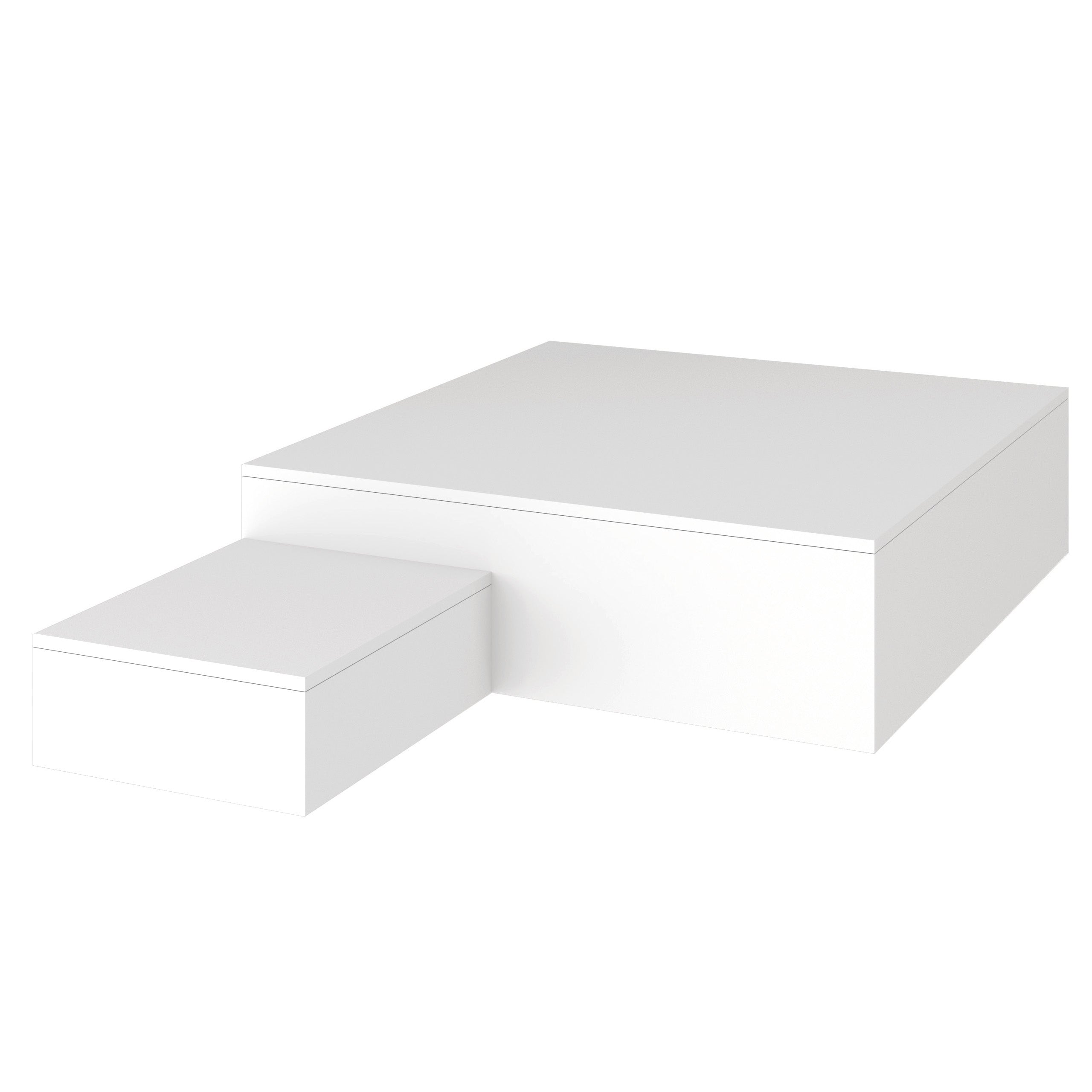 PROFESSIONAL DEGREE MODULAR PLATFORM FOR PEDICURE WHITE MAT STABLE