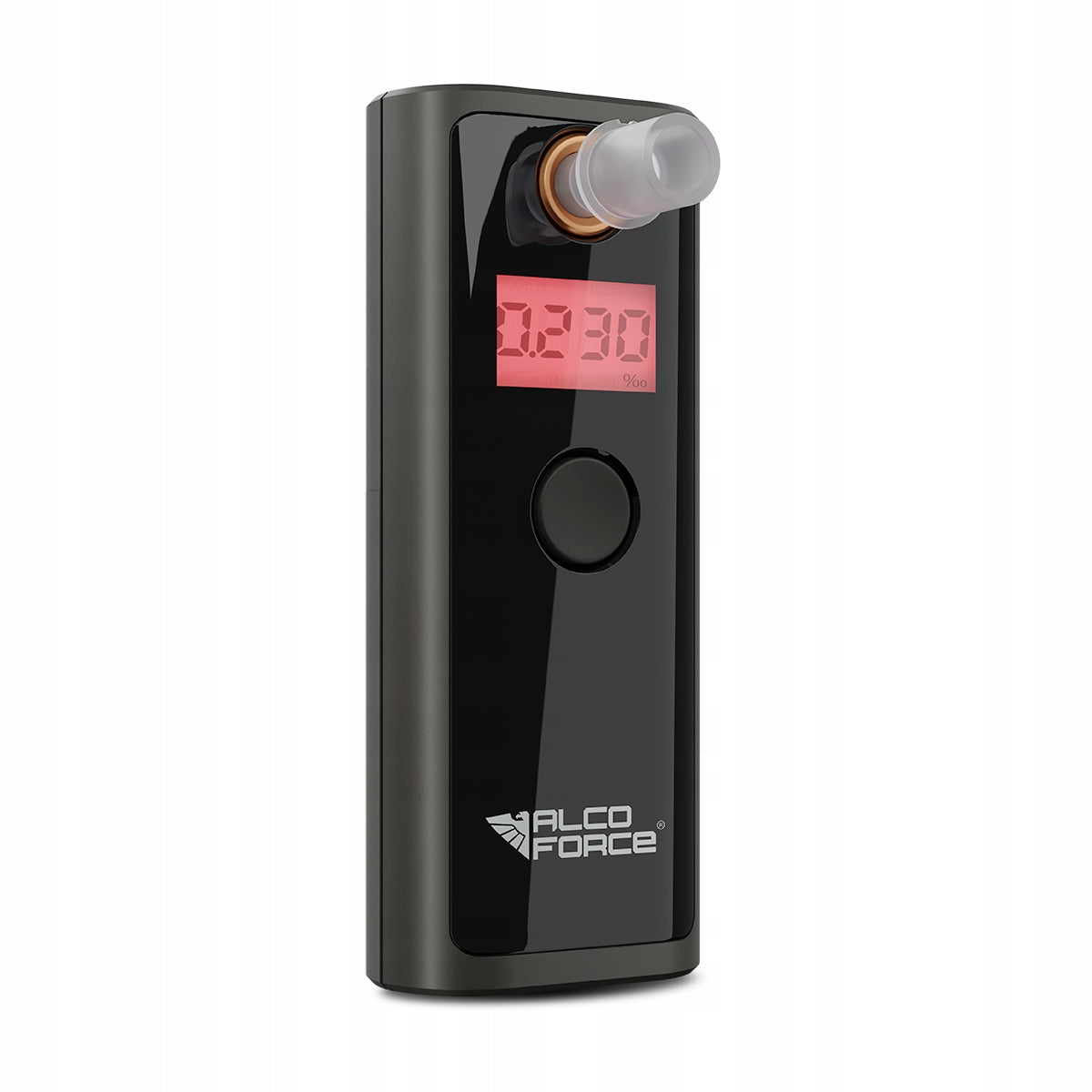 PROFESSIONAL ELECTROCHEMICAL BREATHALYZER ALCOFORCE COP-R + MOUTHPIECE CALIBRATION Manufacturer code ALKOMAT ALCOFORCE COP-R