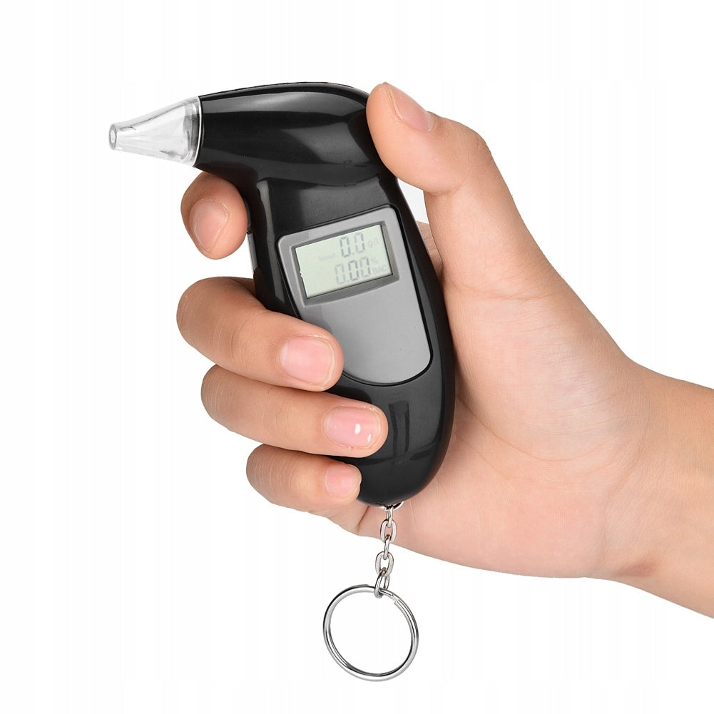 PROFESSIONAL ELECTRONIC BREATHALYZER LCD PRECISION + 4 MOUTHPIECES Manufacturer code QC12987