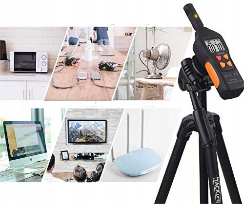 PROFESSIONAL Electromagnetic Field Meter Temperature Field Detector Product weight with unit packaging 0.14 kg
