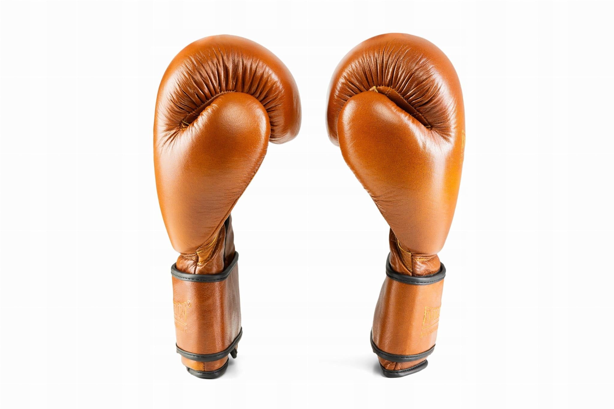 PROFESSIONAL GENUINE LEATHER BOXING GLOVES EVOLUTION RETRO 16 OZ Packaging status original