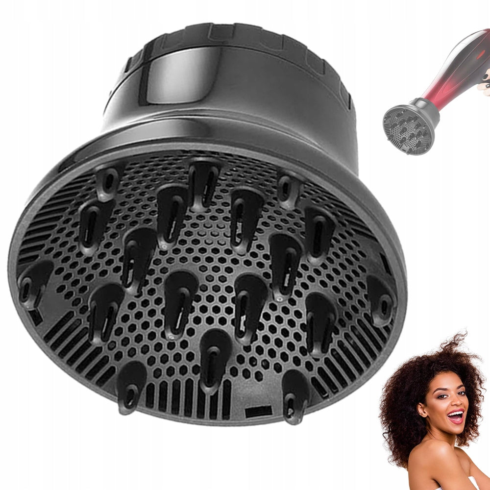PROFESSIONAL HAIR DRYER DIFFUSER BLACK