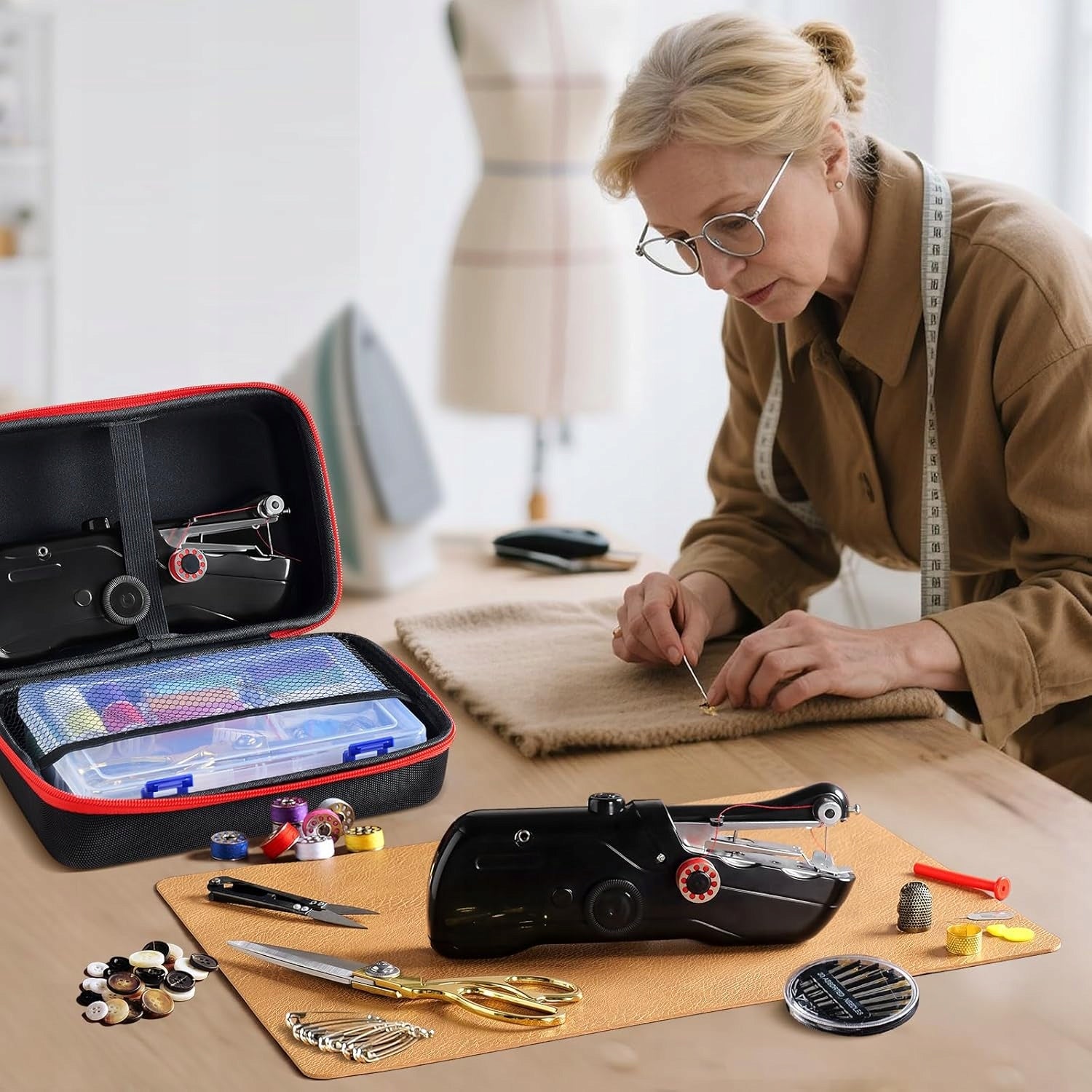 PROFESSIONAL HANDHELD SEWING MACHINE FOR EASY REPAIR OF CLOTHES AND TOYS Brand no brand