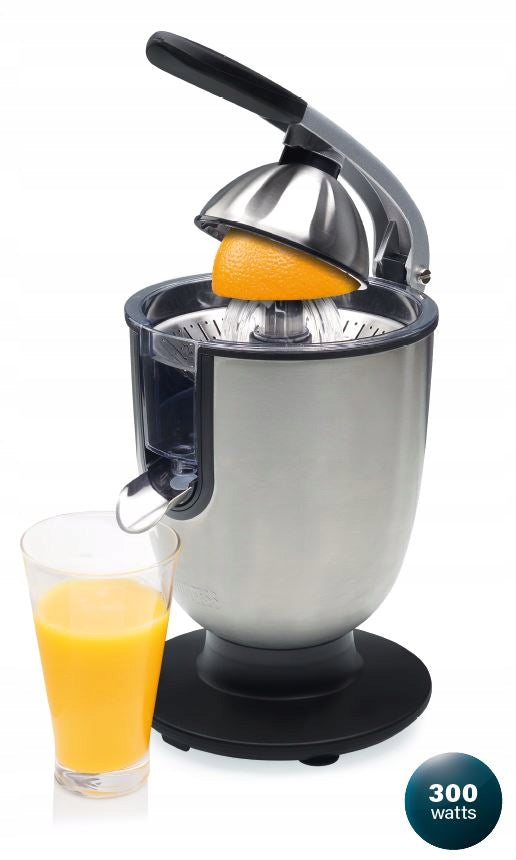 PROFESSIONAL JUICER with handle PRIDE JUICE 100% to the last DROP INOX Power rating 300 W