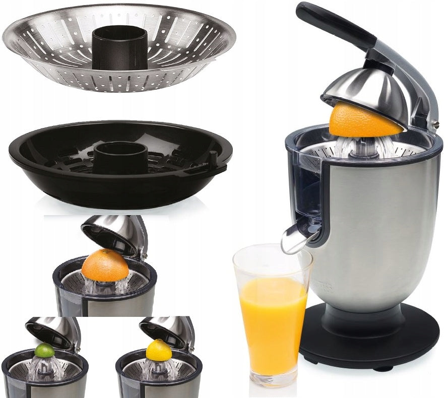 PROFESSIONAL JUICER with handle PRIDE JUICE 100% to the last DROP INOX
