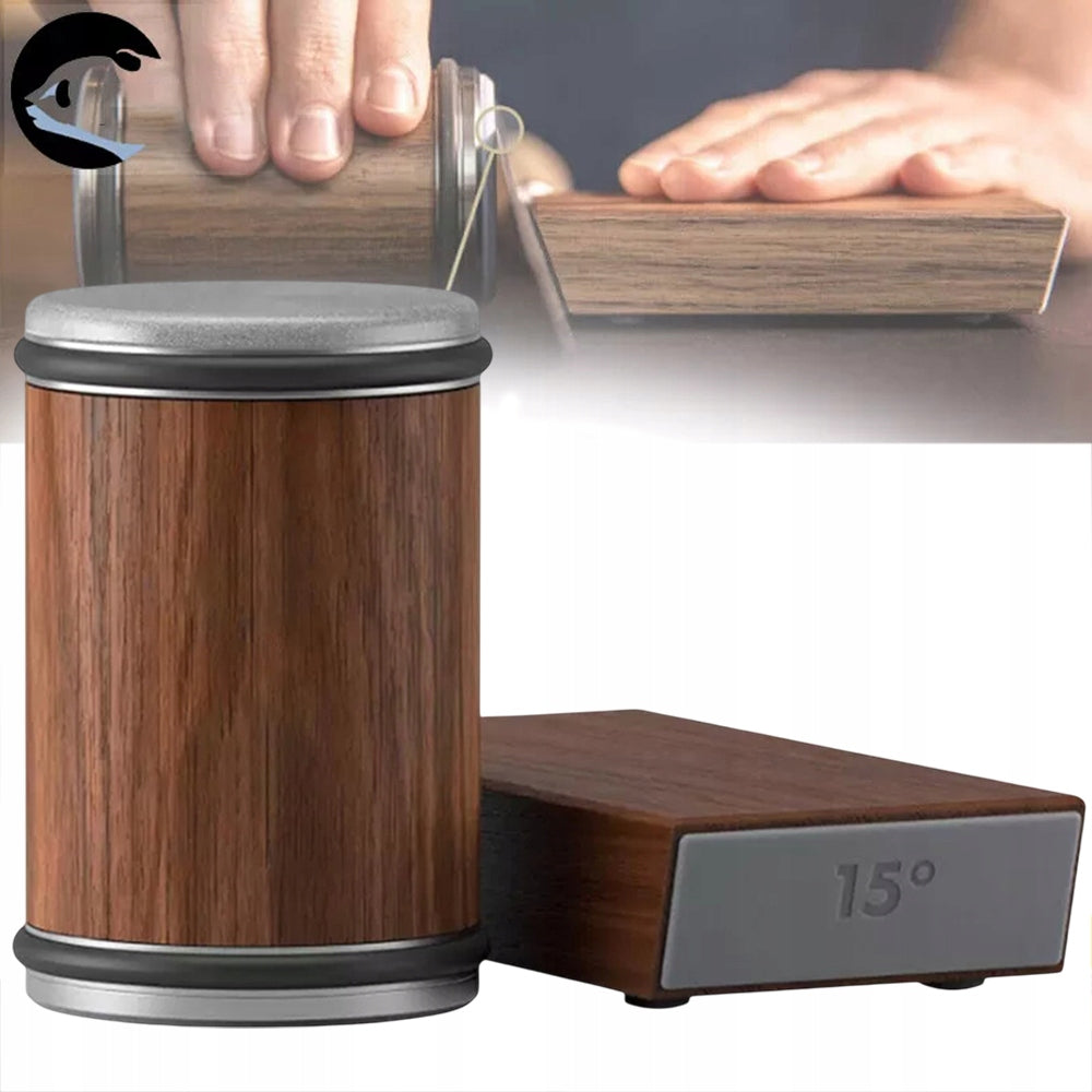 PROFESSIONAL KITCHEN KNIFE SHARPENER CYLINDRICAL STONE Packaging status original