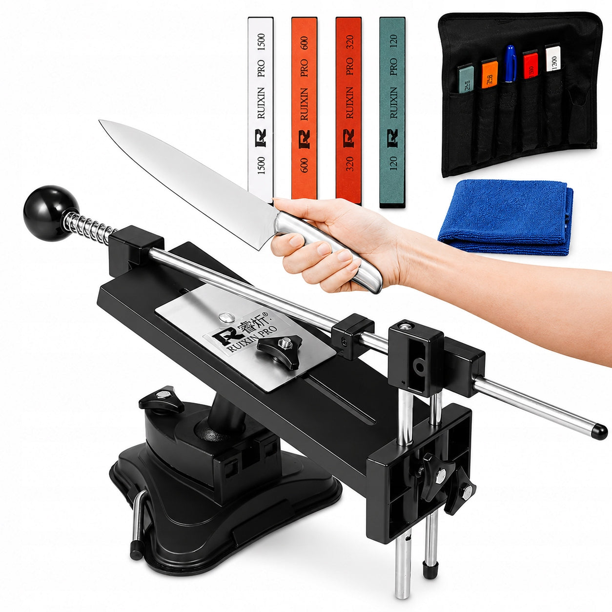 PROFESSIONAL KNIFE SHARPENER RUIXIN PRO II FOUR STONES SET
