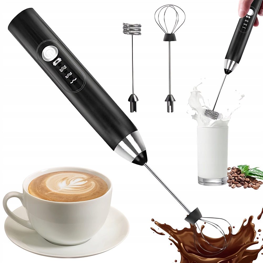 PROFESSIONAL LATTE FROTHER WITH 3 SPEED BATTERY INDICATOR QUIET Brand Bedee