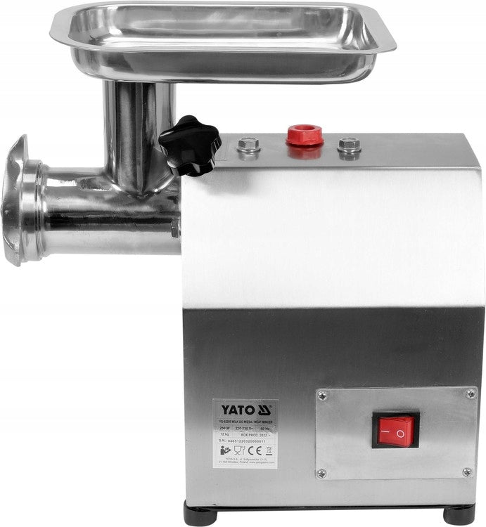 PROFESSIONAL MEAT GRINDER WOLF 75kg/h 2 STRAINER YATO Packaging status original