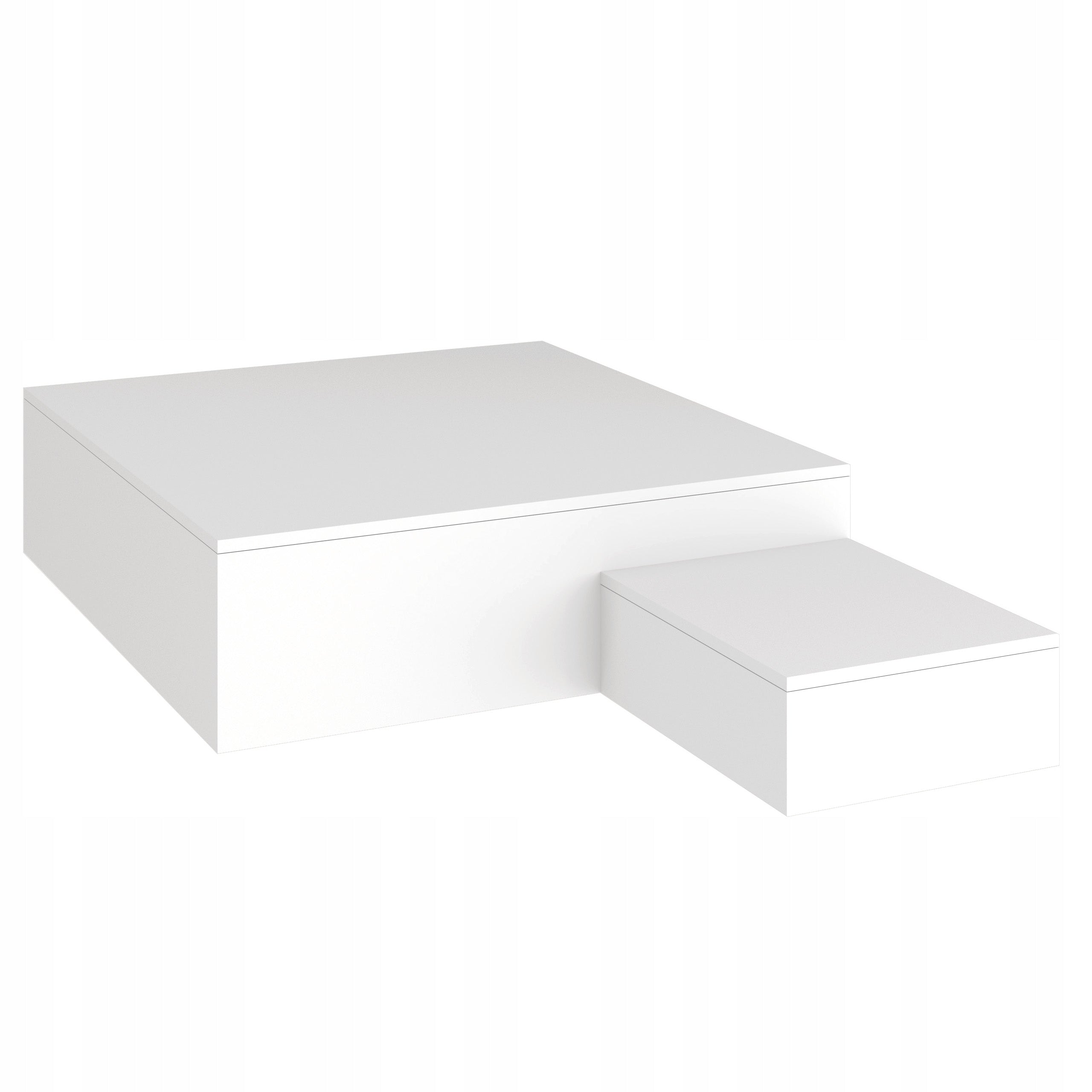 PROFESSIONAL MODULAR DEGREE PEDICURE PLATFORM WHITE MAT STABLE