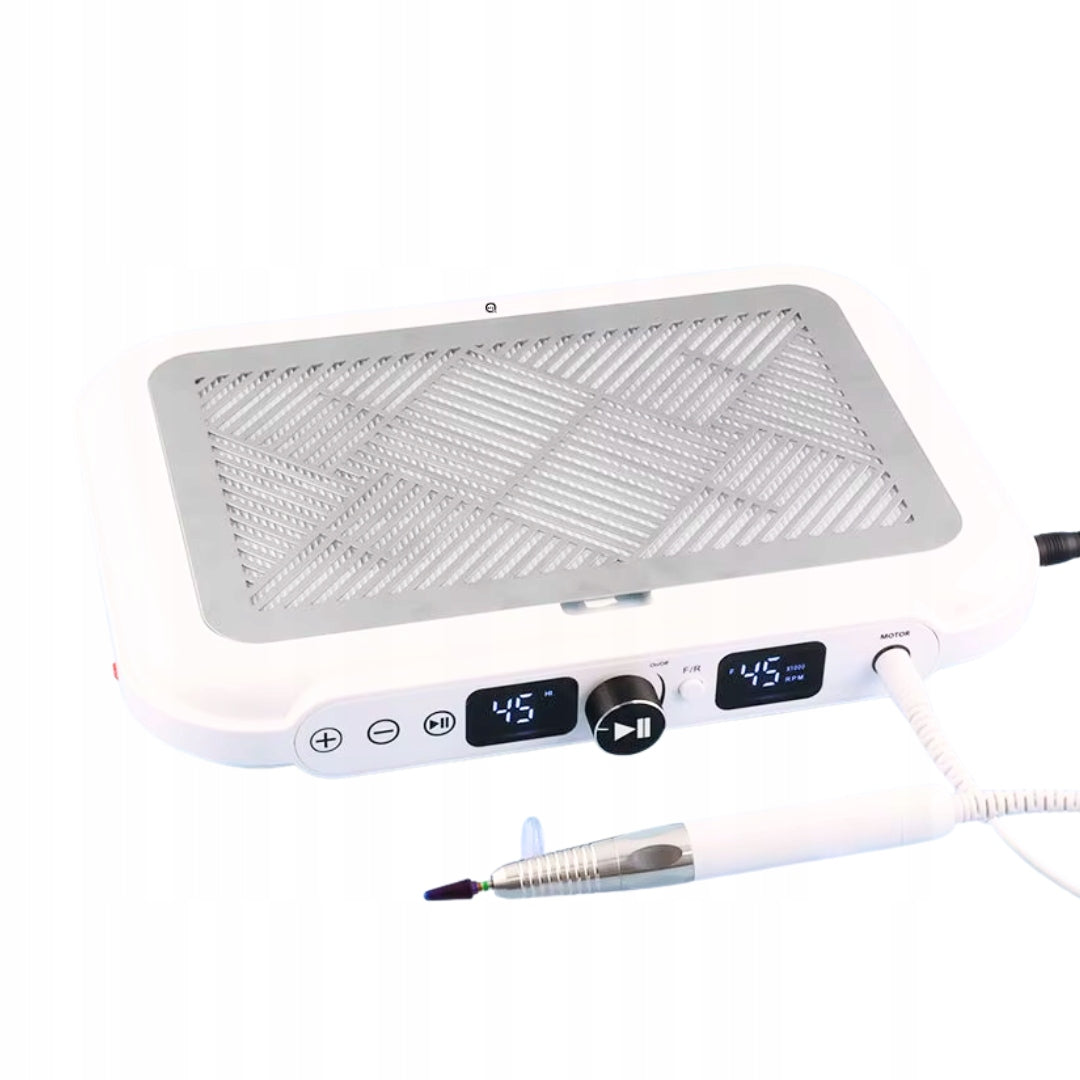 PROFESSIONAL NAIL MILLING MACHINE WITH BRUSHLESS DUST ABSORBER Packaging status original