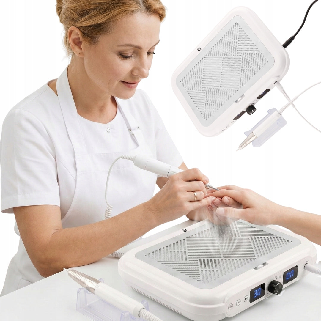 PROFESSIONAL NAIL MILLING MACHINE WITH BRUSHLESS DUST ABSORBER