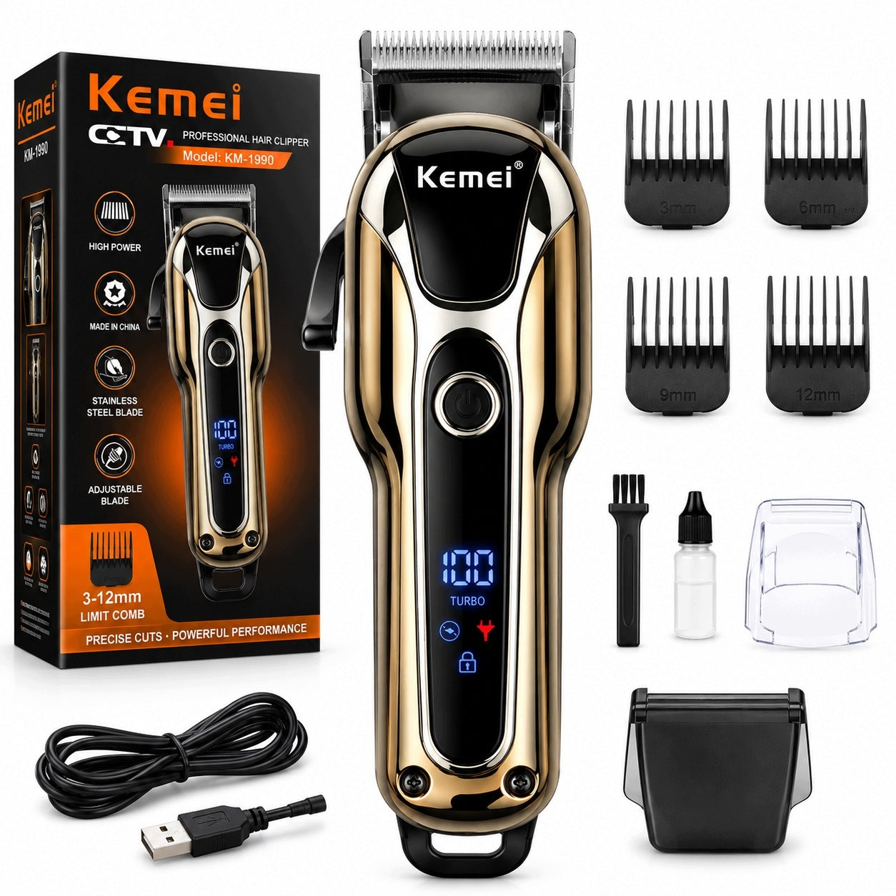 PROFESSIONAL RAZOR SHAVER TRIMMER FOR HAIR AND BEARD CUTTING