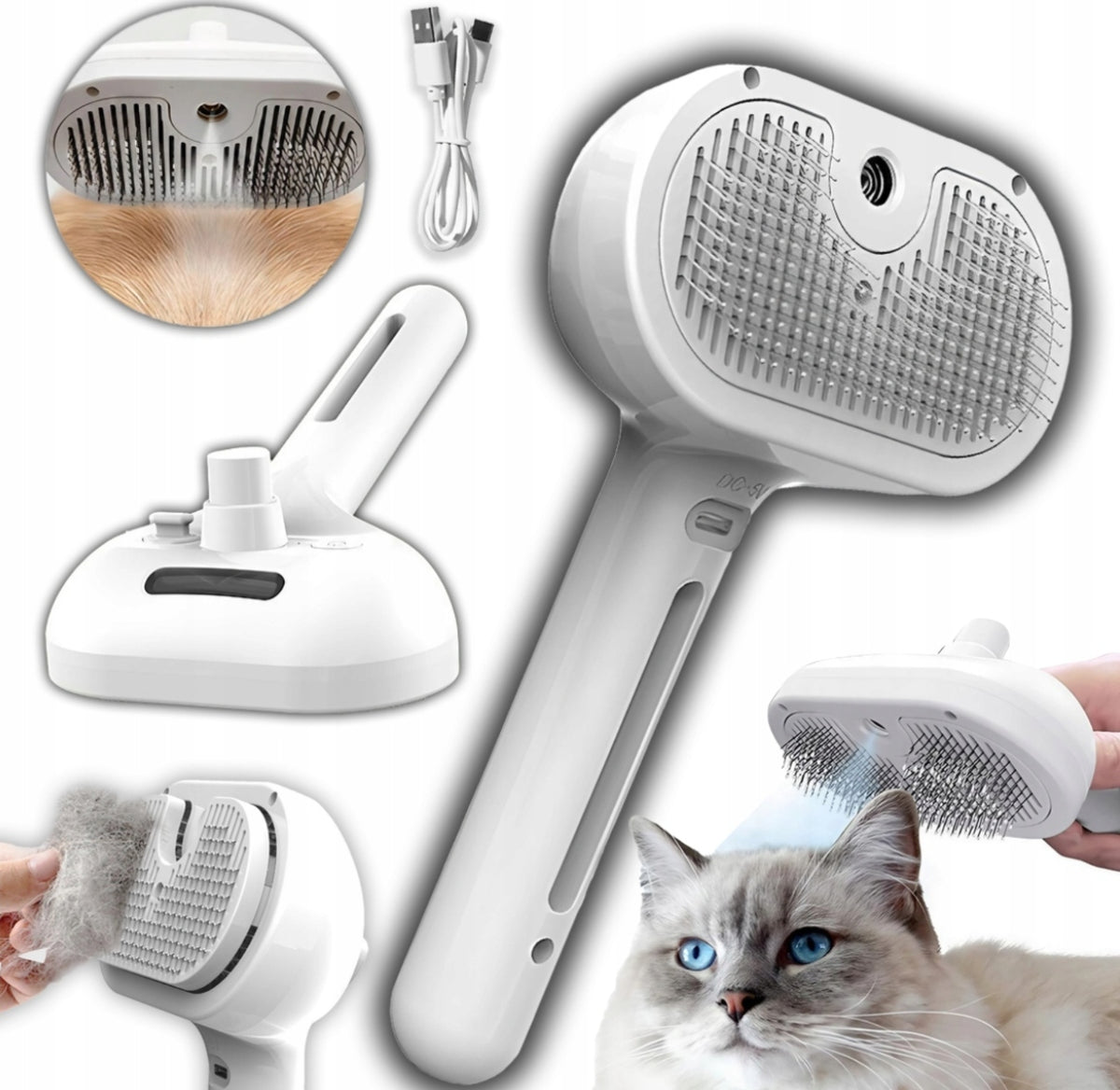 PROFESSIONAL STEAM BRUSH FOR PET CAT DOG - LATEST MODEL 2026