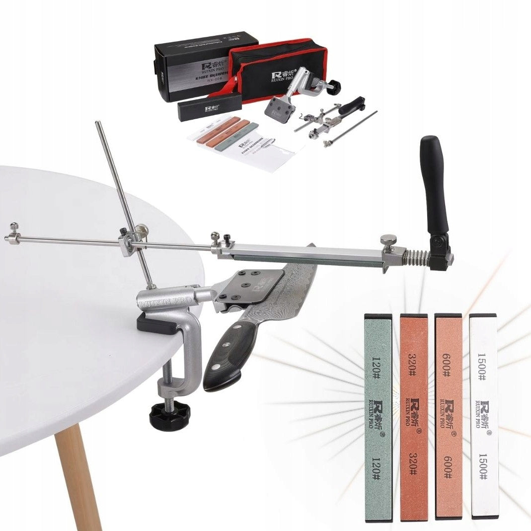 PROFESSIONAL STONE KNIFE SHARPENER WHETSTONE RUIXIN PRO RX008 4 STONES